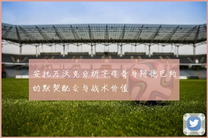 安托万沃克分析字母哥与阿德巴约的默契配合与战术价值